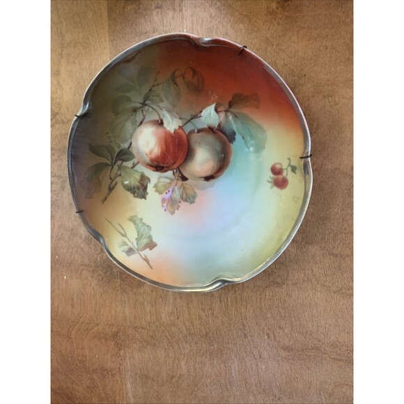 Jaeger J&C Louise Bavaria Germany Porcelain Wall Plate - Apples On Tree JAE50 - Picture 8 of 8